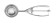 Portioneerlepel Kitchen Line, HENDI, Kitchen Line, 1/10, ⌀70mm