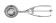 Portioneerlepel Kitchen Line, HENDI, Kitchen Line, 1/12, ⌀66mm