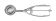 Portioneerlepel Kitchen Line, HENDI, Kitchen Line, 1/24, ⌀53mm