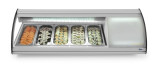 Sushi Display 5x GN 1/3, Arktic, 230v/160w, 1307x445x(h)327mm