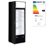 Backbar Koelkast Met Lichtbak, Enkele Deur, Arktic, 254l, Zwart, 220-240v/250w, 578x605x(h)1980mm