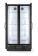 Backbar koelkast met dubbele deuren, Arktic, 477L, Zwart, 220-240V/365W, 900x530x(H)1820mm