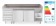 Pizzawerkbank met 2 deuren en 7 lades 280L, Arktic, 250L, 230V/250W, 2020x802x(H)1000mm