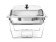 Chafing dish – set van 4, HENDI, GN 1/1, 575x352x(H)296mm