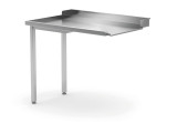 Uitlooptafel Voor Vaatwassers, Hendi, Linkerzijde, 1000x700x(h)850mm