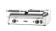 Contactgrill - dubbele versie Geheel geribd, HENDI, boven en onder geribd, 230V/3600W, 570x395x(H)510mm