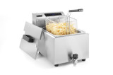 Friteuse Profi Line Met Aftapkraan Digitaal - 8 l, Hendi, Profi Line, 8l, 230v/3500w, 305x515x(h)345mm