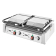 Buffalo Dubbele Contactgrill Platte & Geribbelde Platen Buffalo Dubbele Contactgrill Platte & Geribbelde Platen