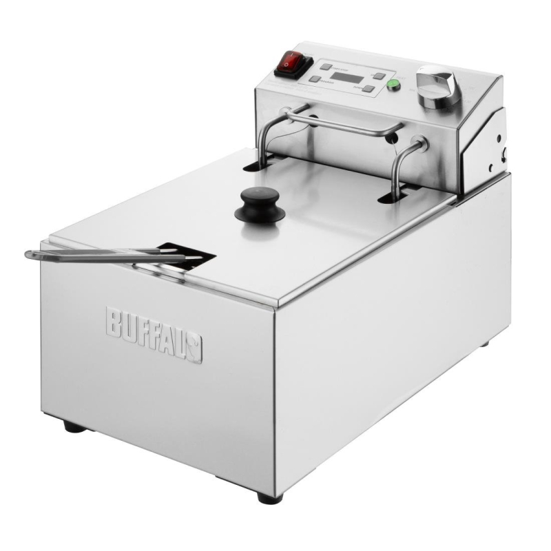 Buffalo Enkel Elektrische Friteuse met Timer 5Ltr Buffalo Enkel Elektrische Friteuse met Timer 5Ltr