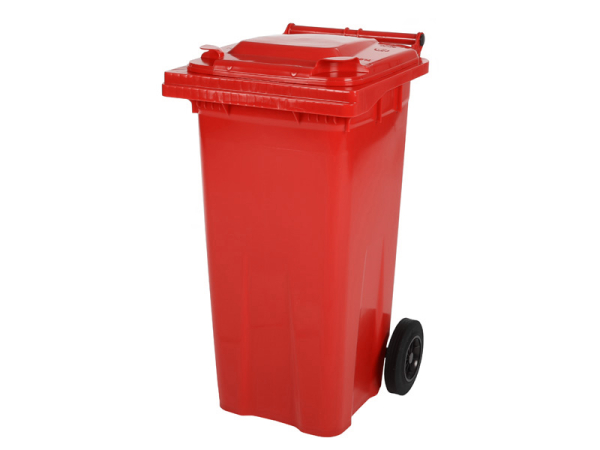 Saro 2 Wiel Grote Afvalcontainer Model Mgb 120 RO - Rood | 174-2120 ...